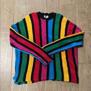 Show Me Your Mumu Jesse Sweater Rainbow Parade Knit